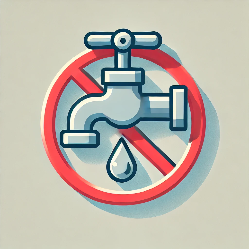 coupure d'eau générale